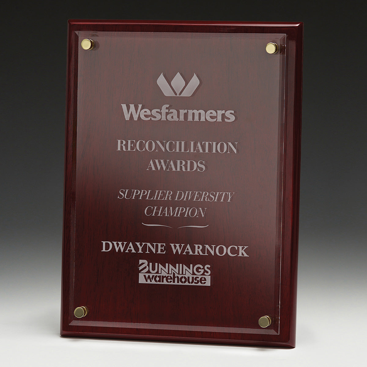 Vivid Red Plaque
