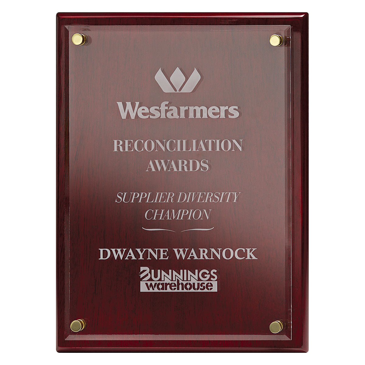 Vivid Red Plaque