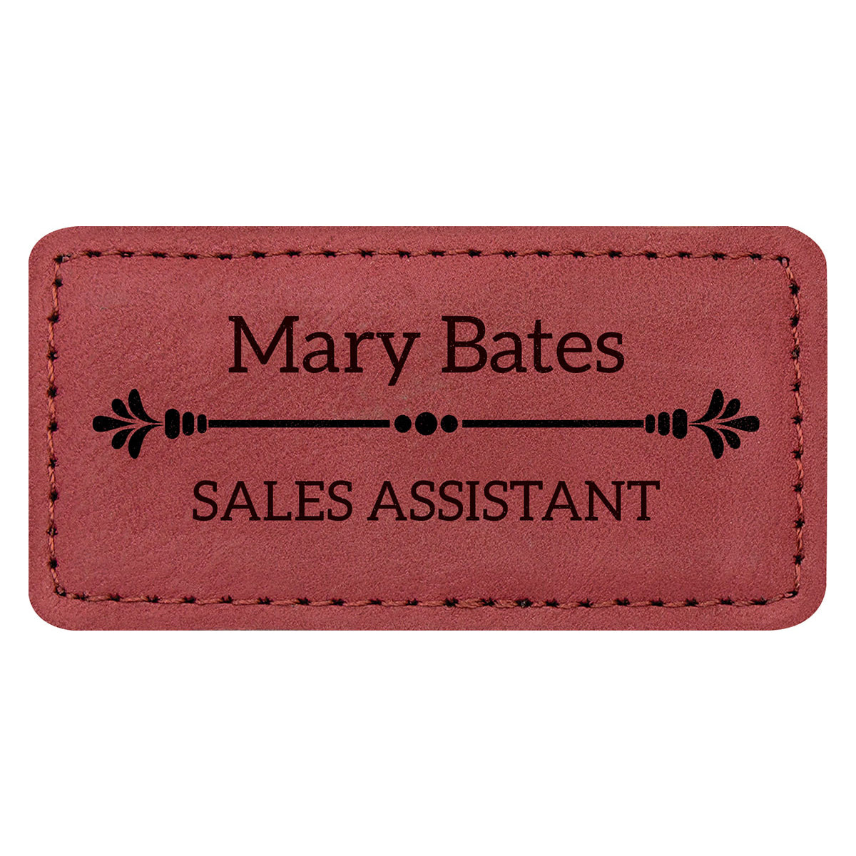 Name Badge - Rose
