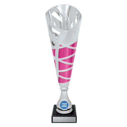 Hex Cup - Silver / Pink