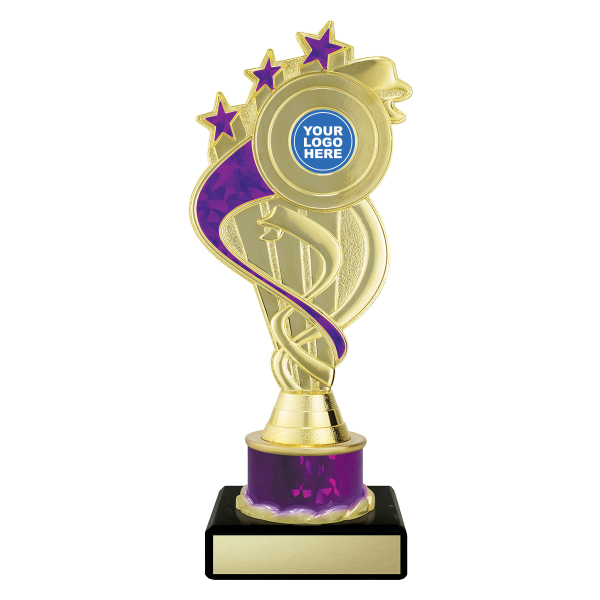 Purple Ribbon Star