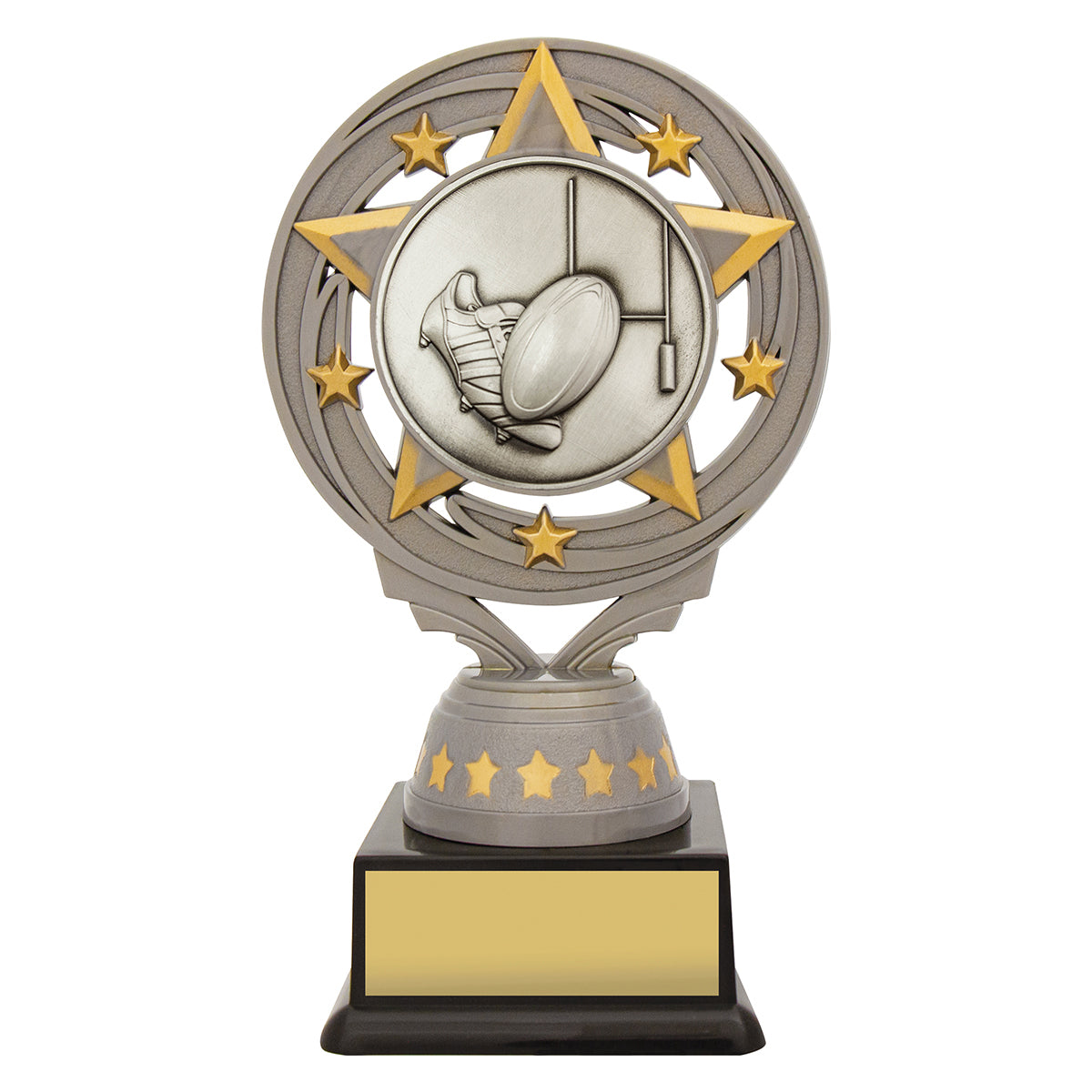 Silver Rugby Torch