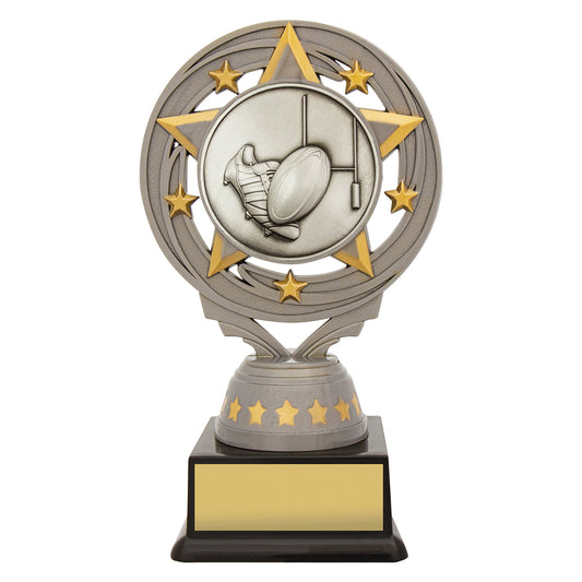 Silver Rugby Torch