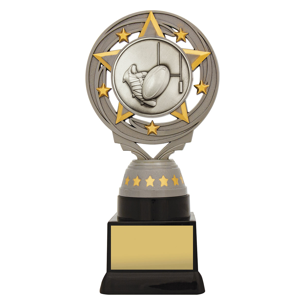 Silver Rugby Torch