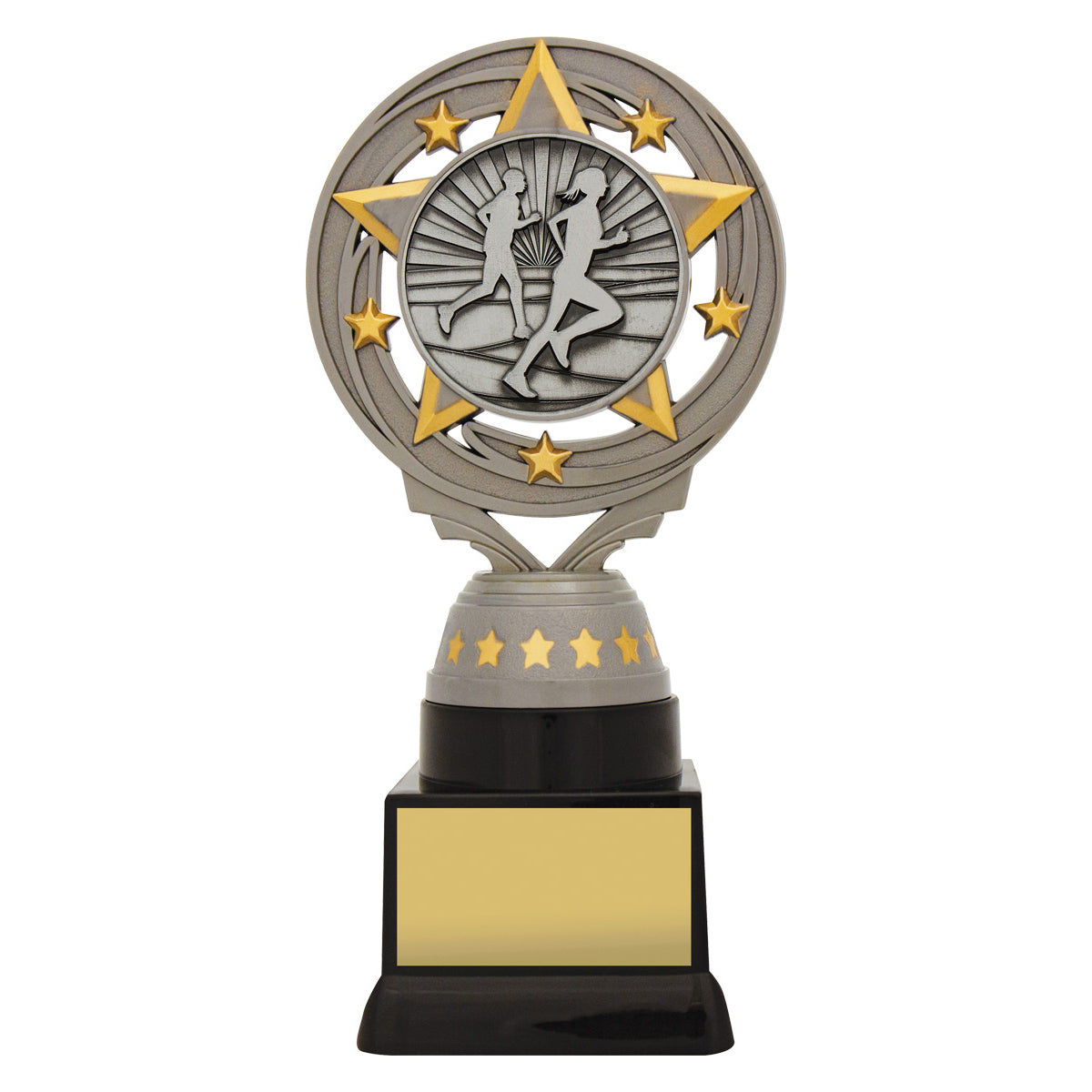 Silver Running Torch