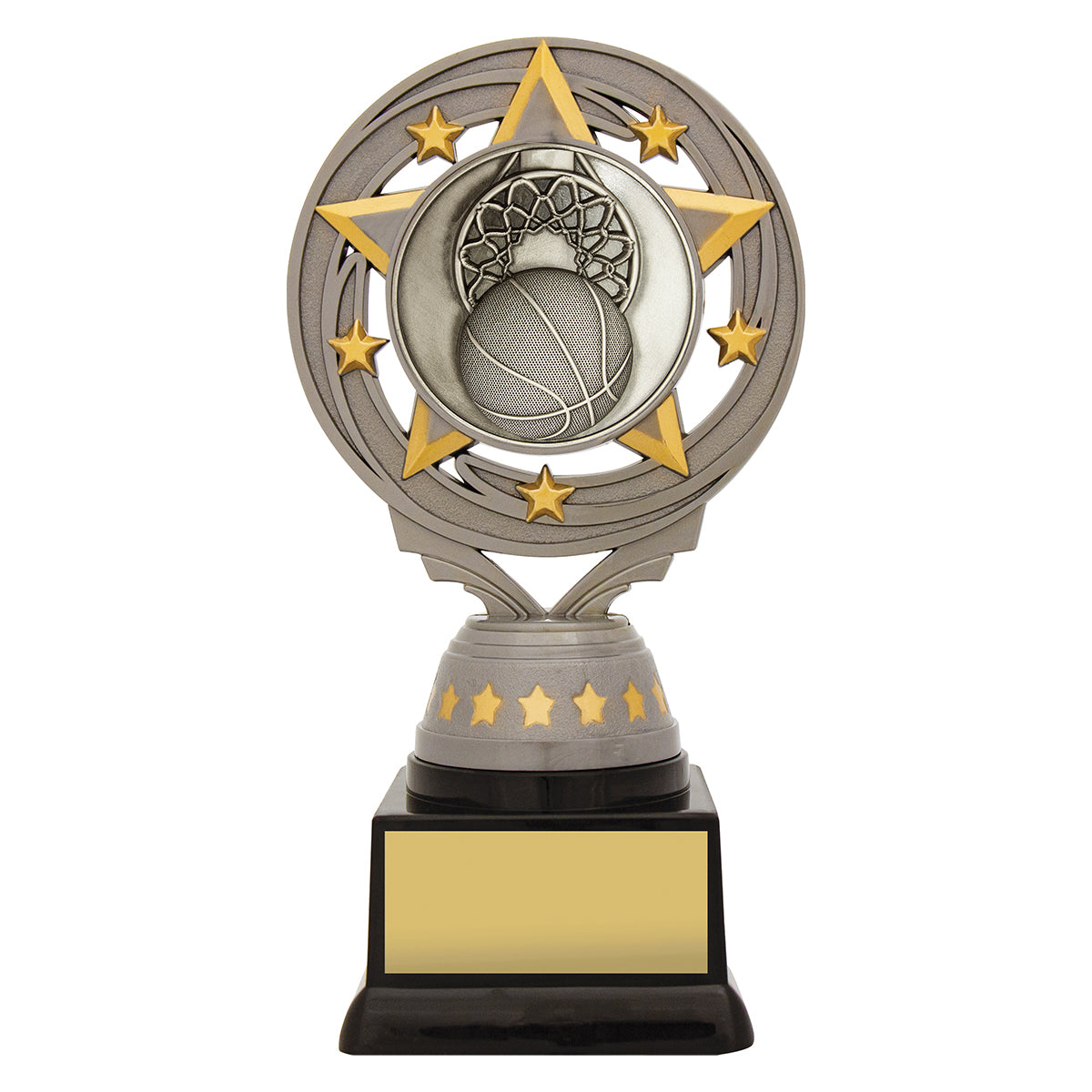Silver Basketball Torch