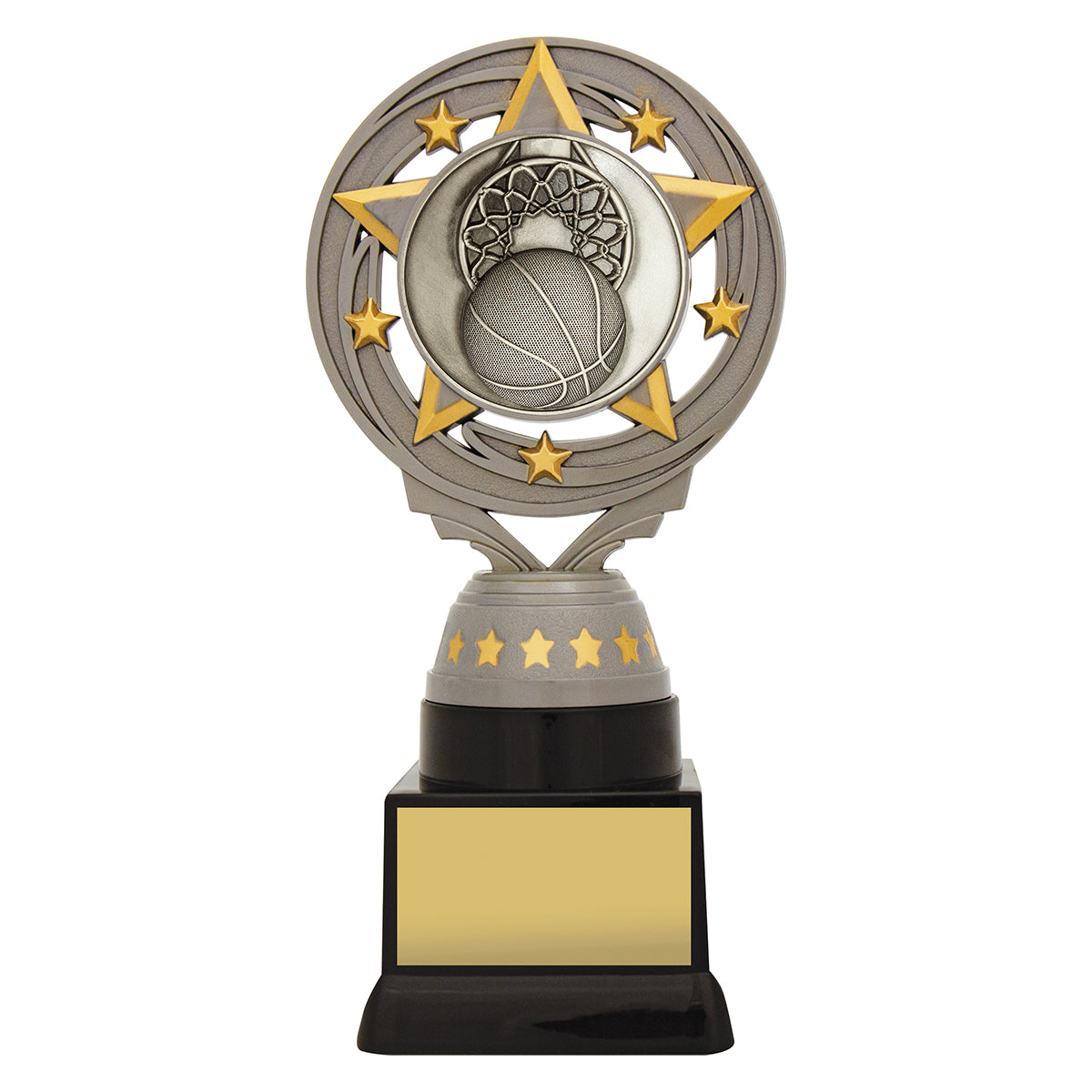Silver Basketball Torch