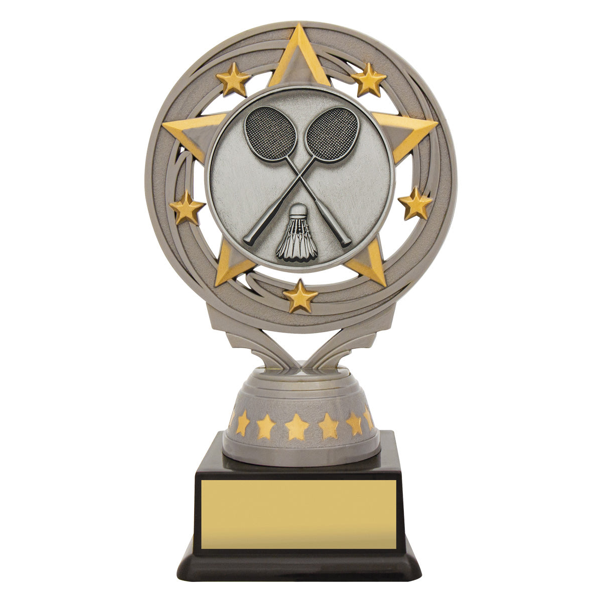 Silver Badminton Torch