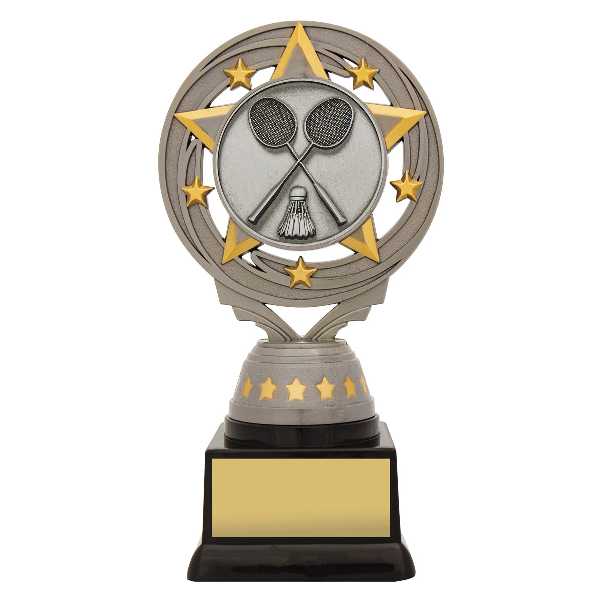 Silver Badminton Torch