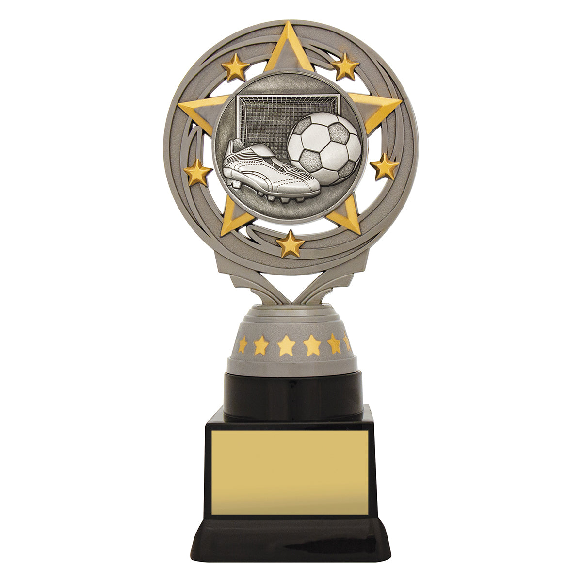 Silver Football Torch