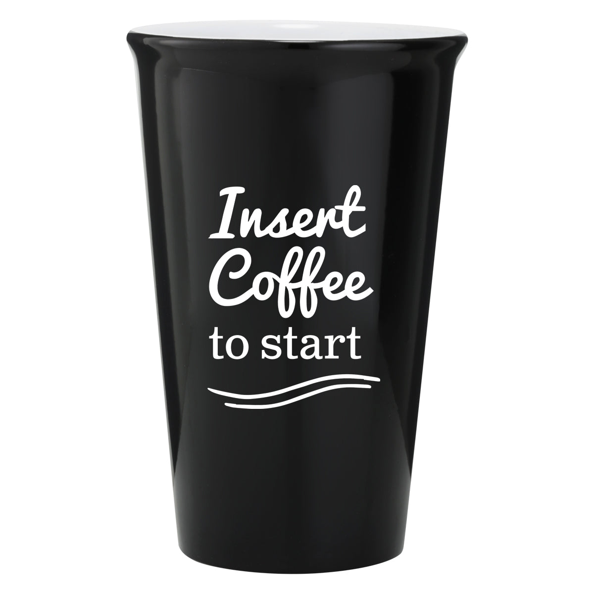 Black Latte Mug