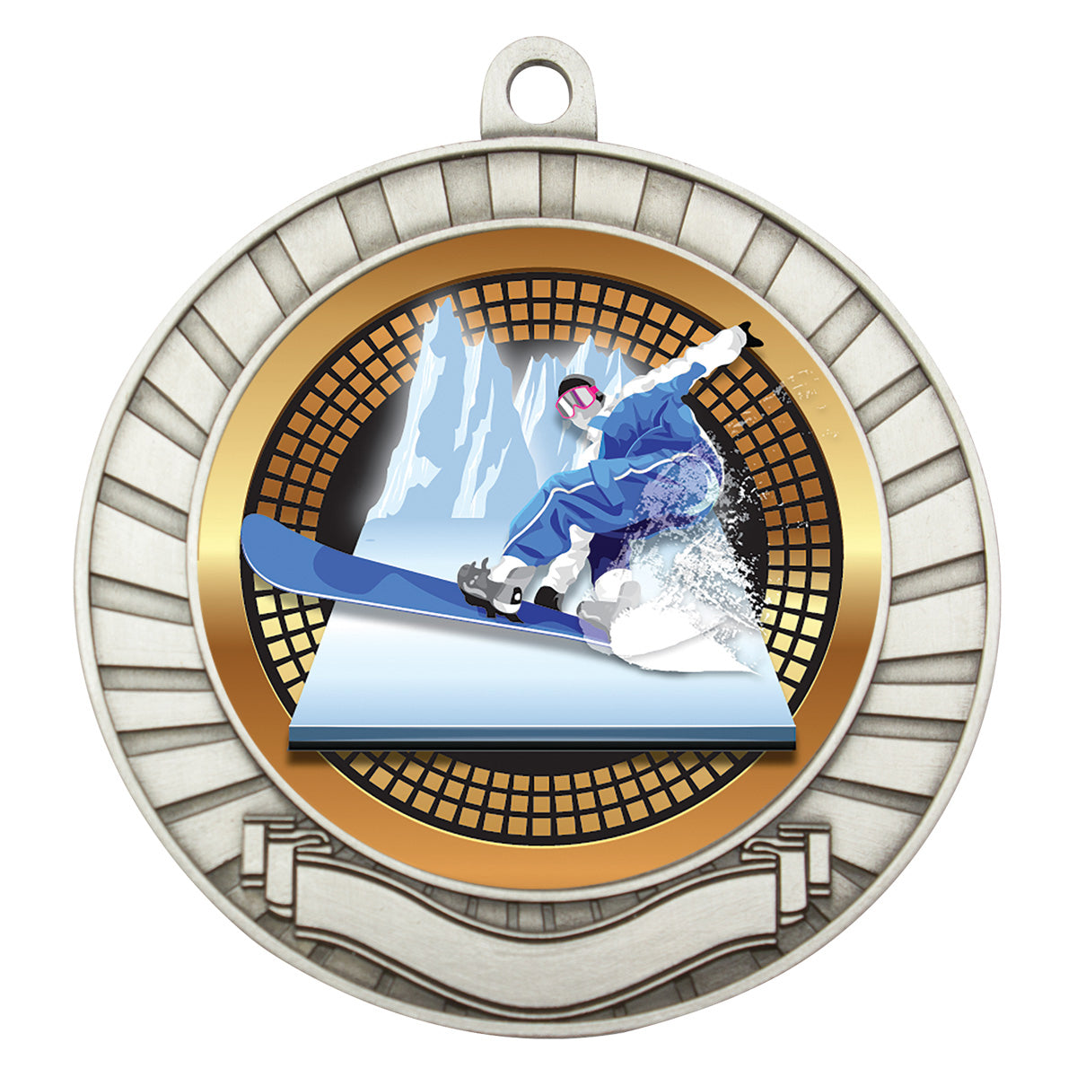 Eco Scroll - Snowboarding