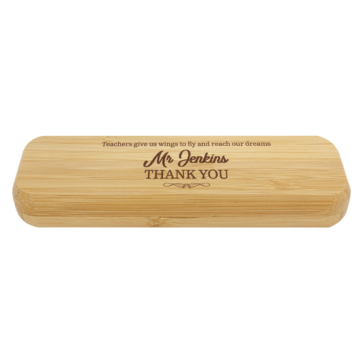 Bamboo Pen Box - Double