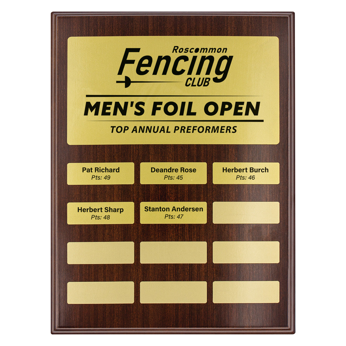 Topline Logo Plaque