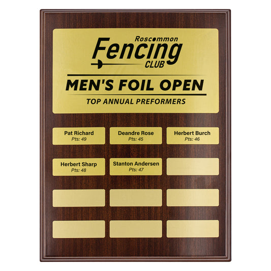 Topline Logo Plaque