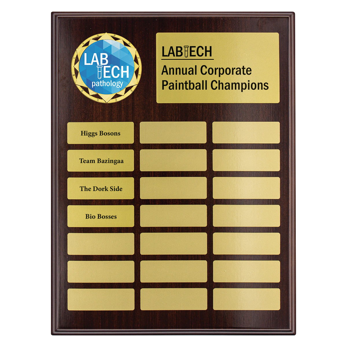 Directory Gold Plaque