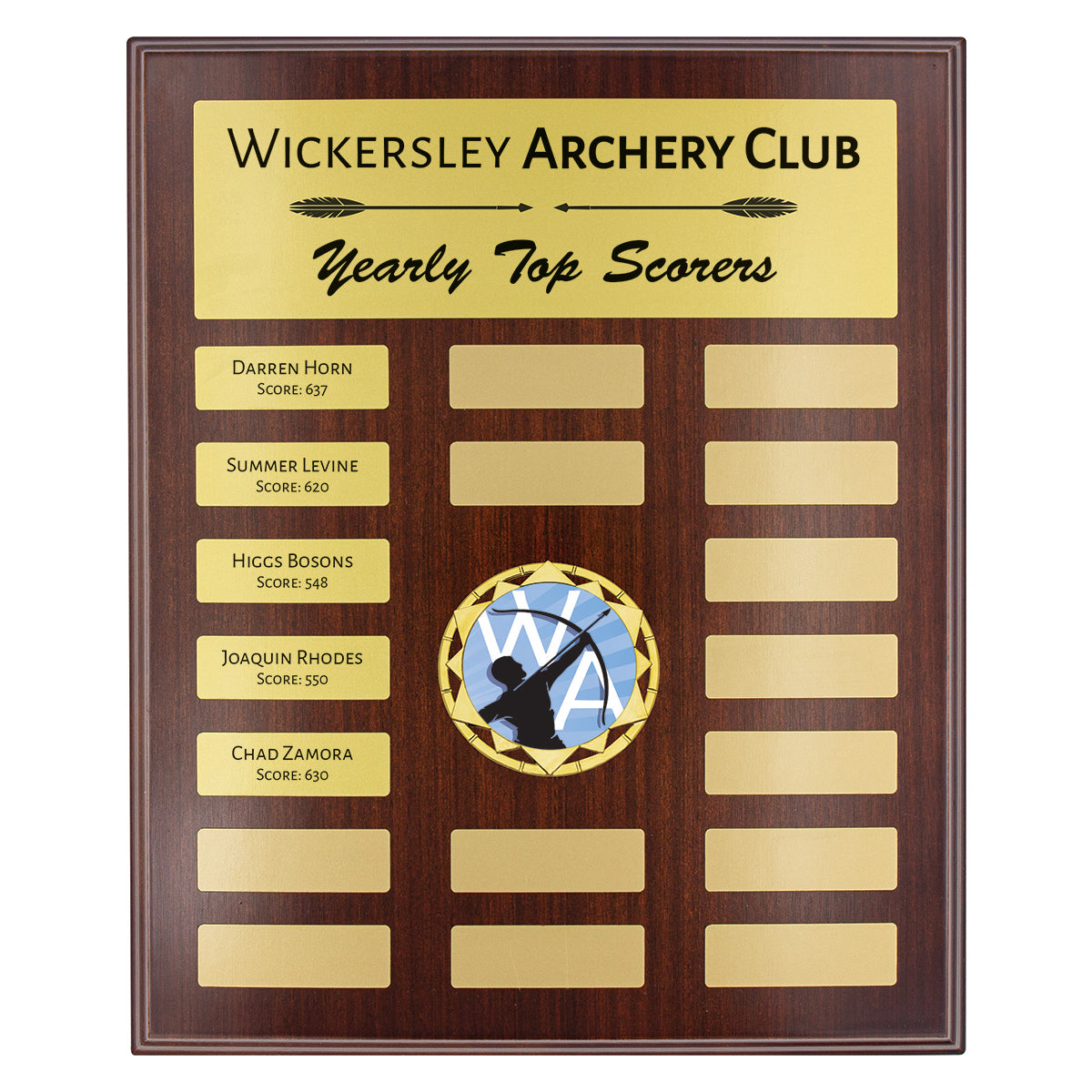 Classic Silver Plaque