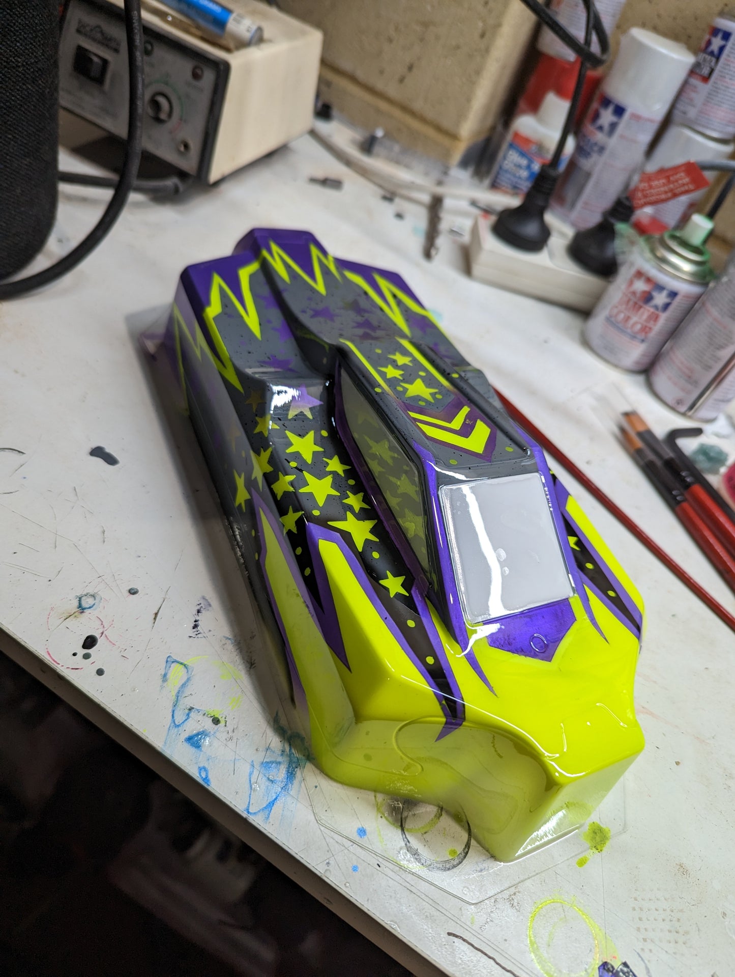 Custom airbrushed buggy bodies