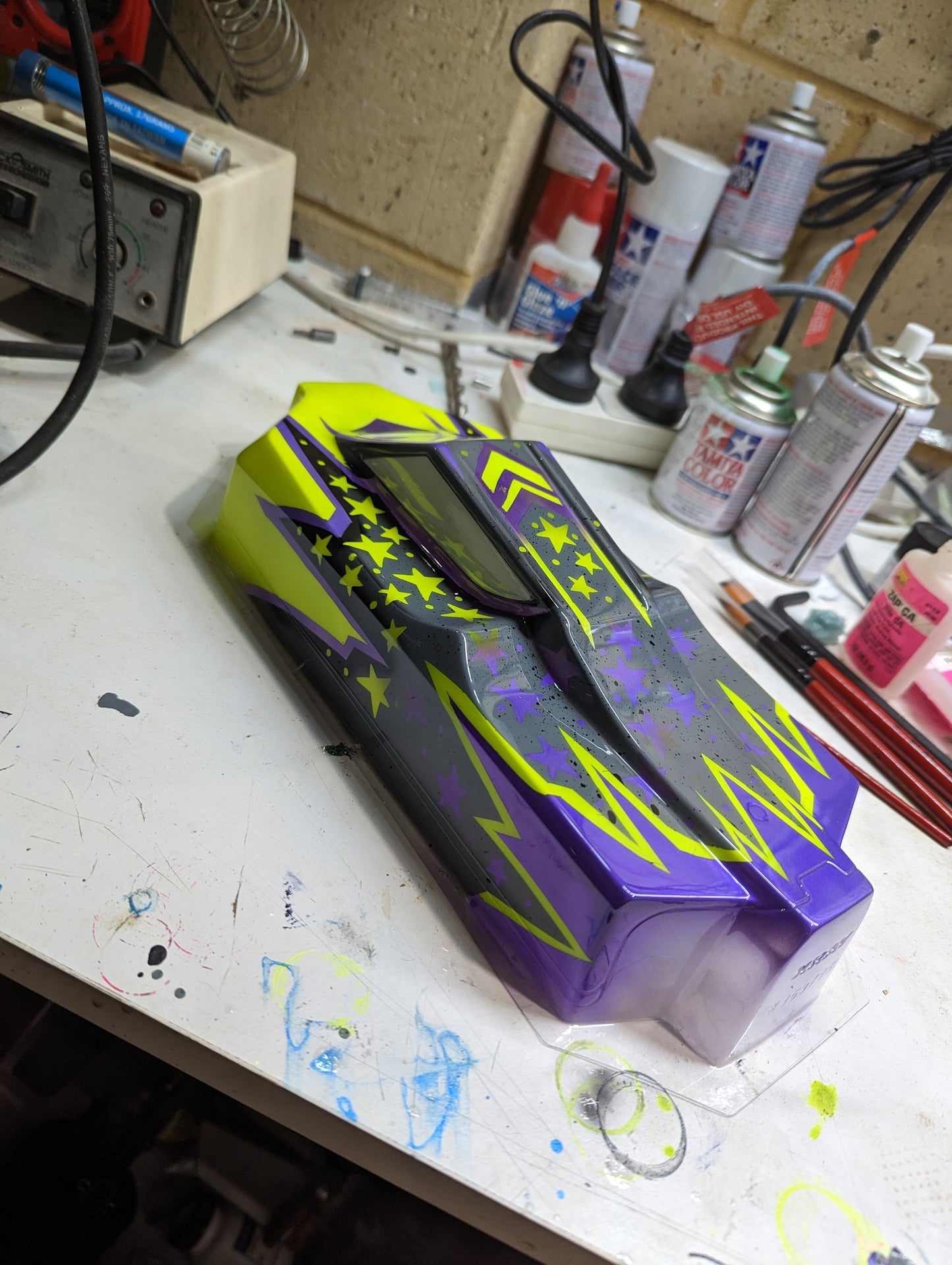 Custom airbrushed buggy bodies
