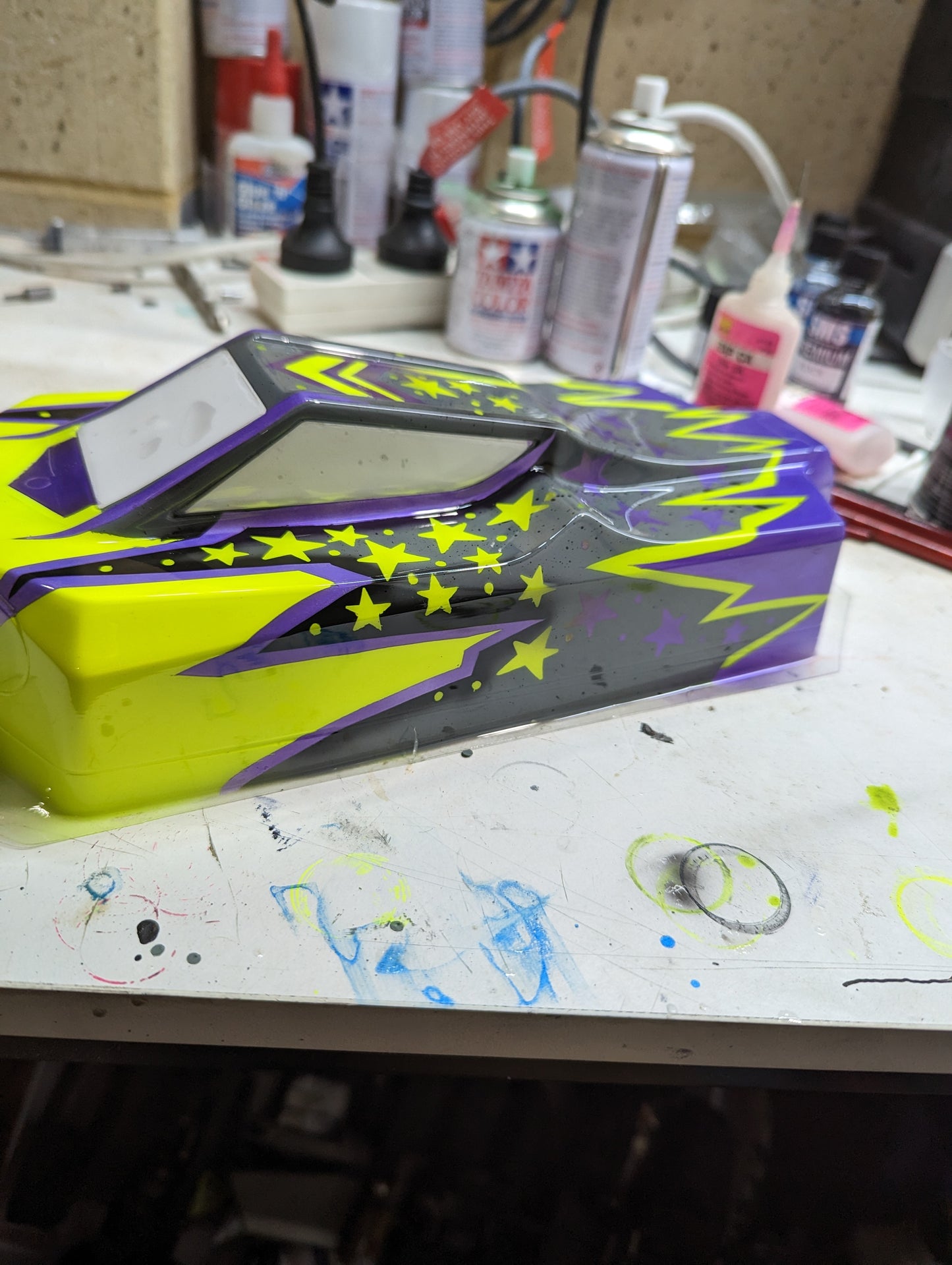 Custom airbrushed buggy bodies