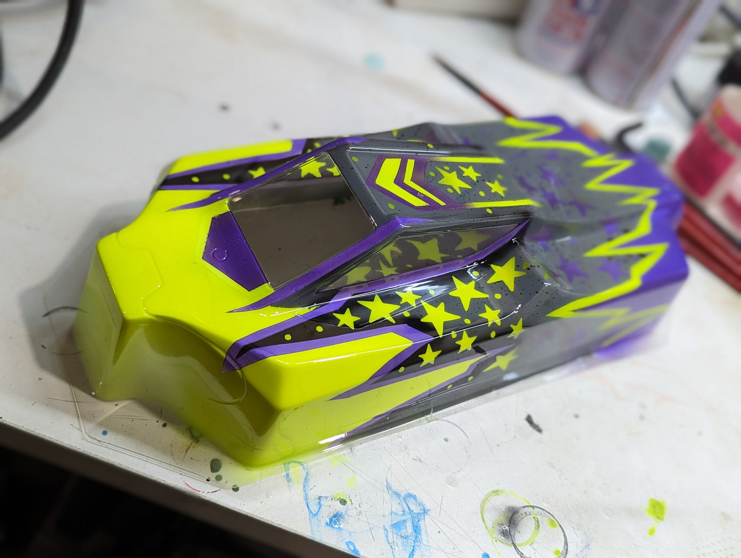Custom airbrushed buggy bodies