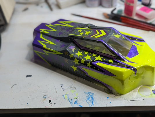 Custom airbrushed buggy bodies