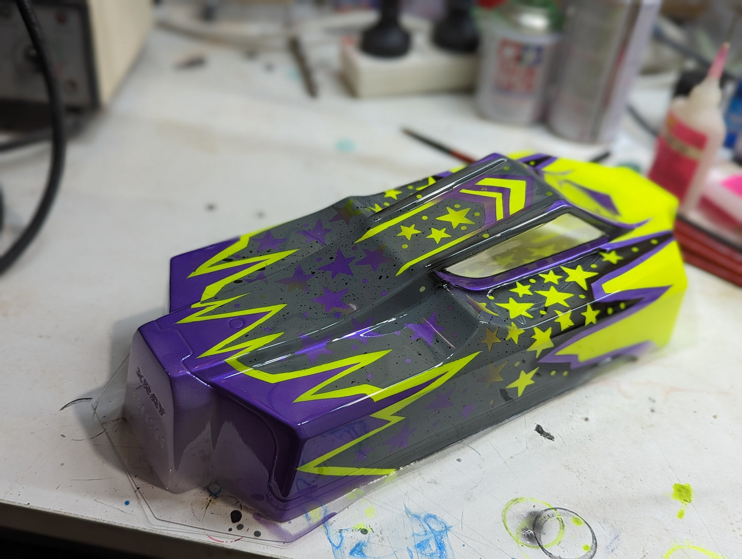 Custom airbrushed buggy bodies