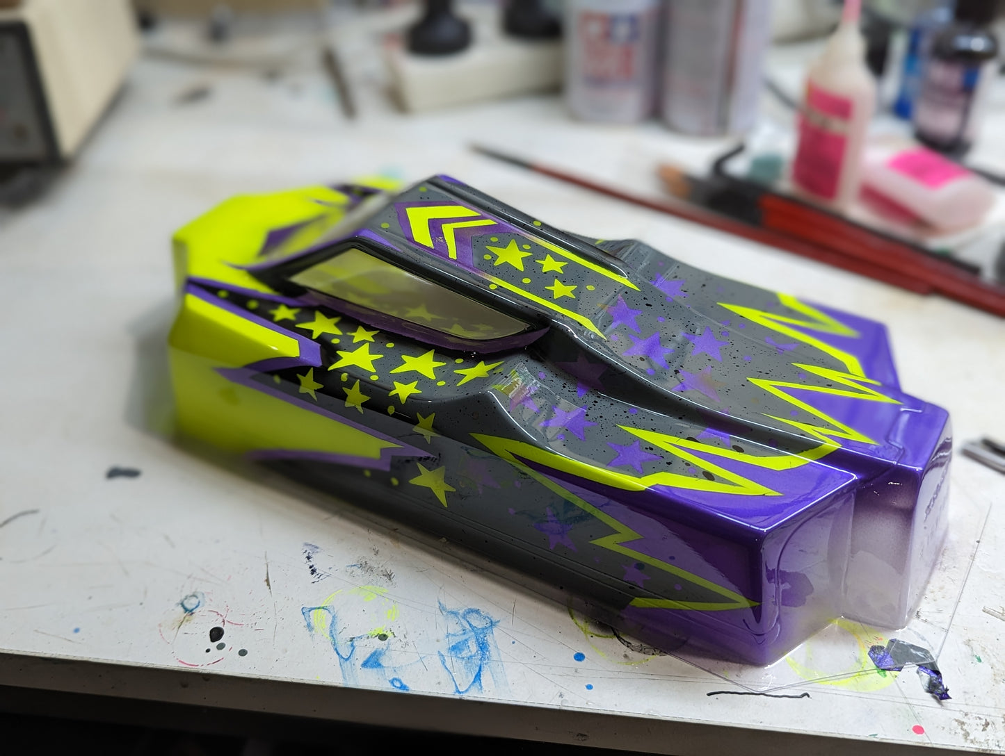 Custom airbrushed buggy bodies