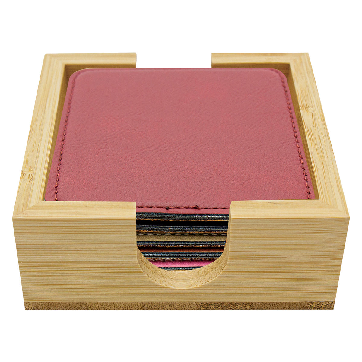 Bamboo Coaster Holder