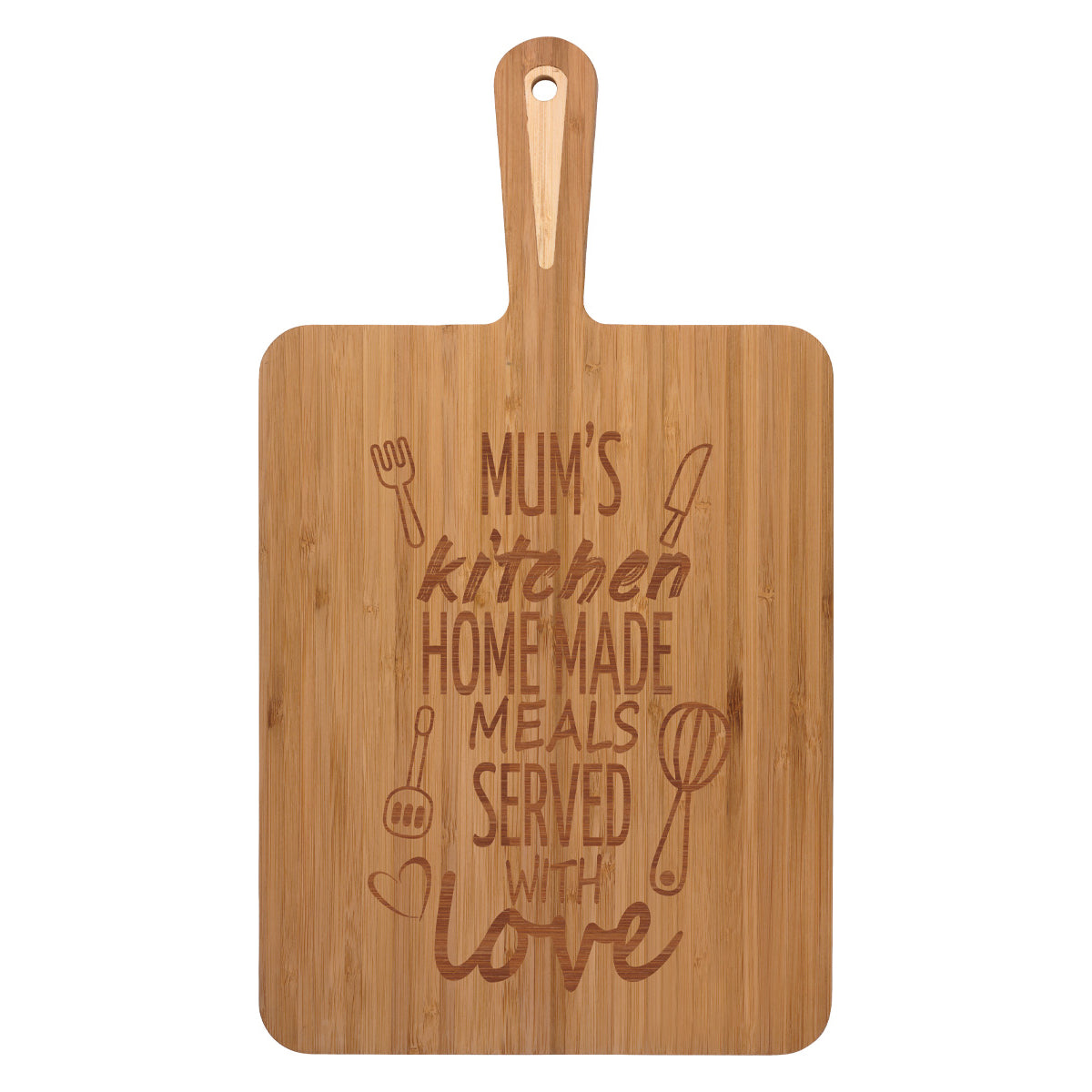 Bamboo Board with Handle