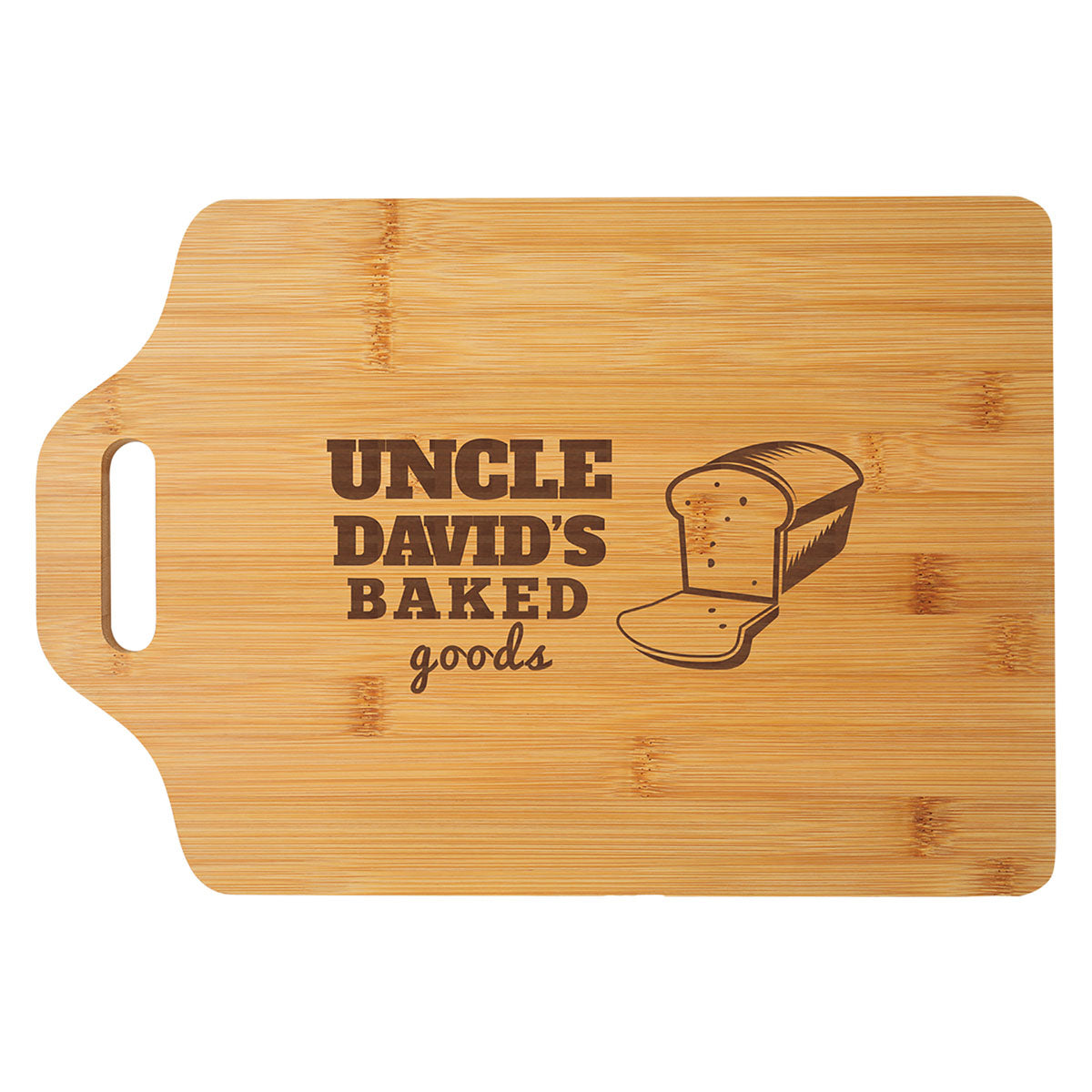 Bamboo Board with Slot Handle