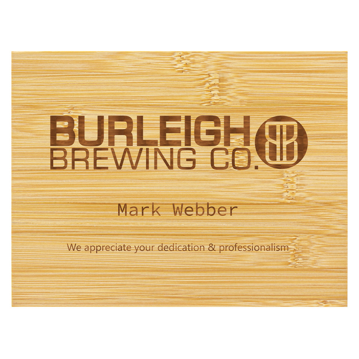 Bamboo Plaque