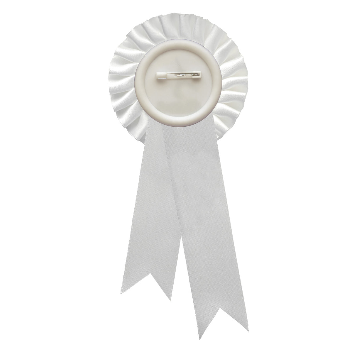 White Rosette w/ Hook