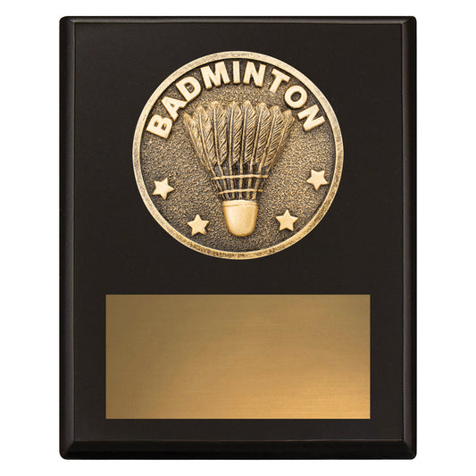 Challenge Plaque - Badminton