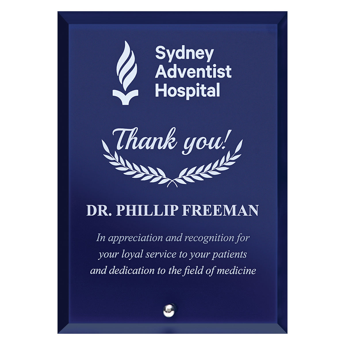 Radiant Plaque Blue