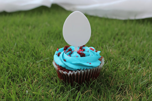 Cupcake Topper (6 pack) - Egg