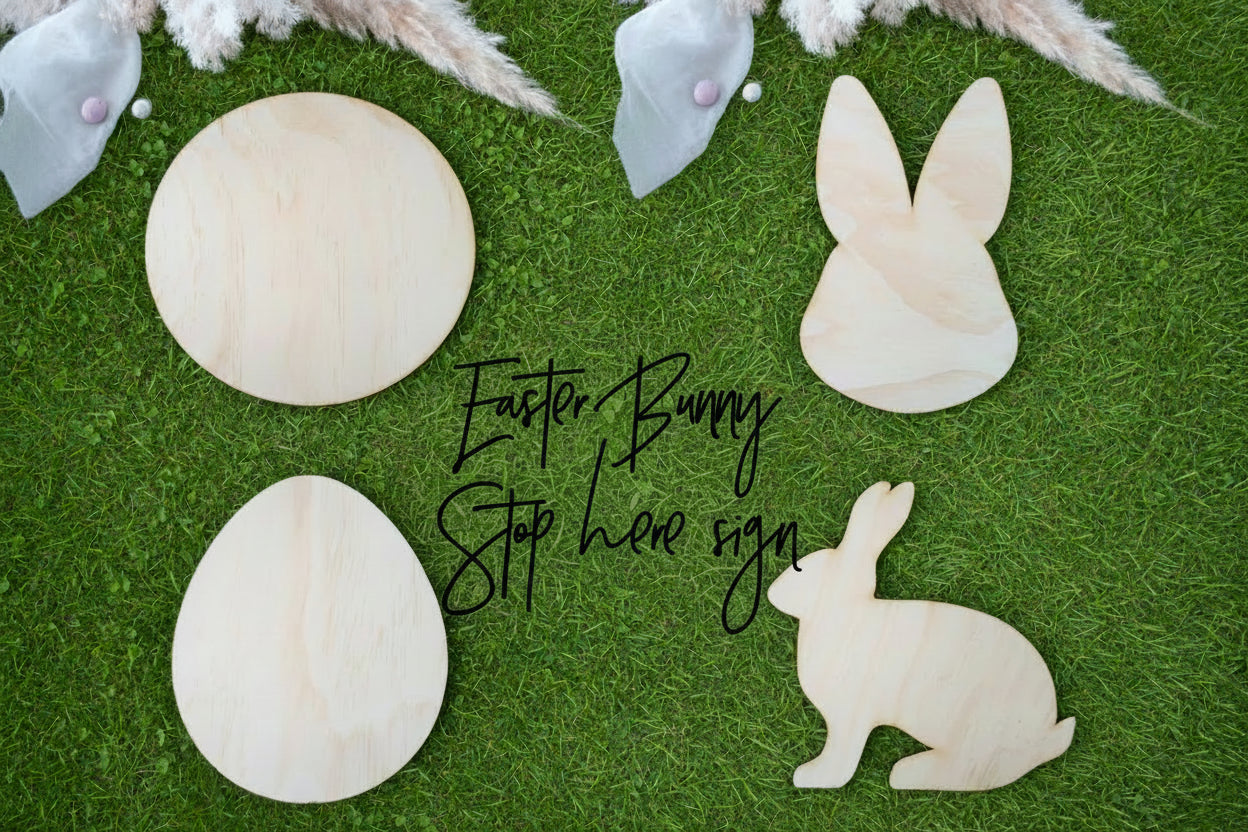 Easter Bunny Stop Here 