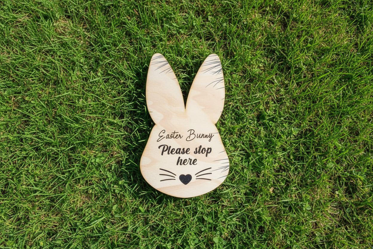 Easter Bunny Stop Here 